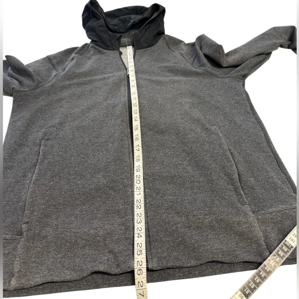 Lululemon athletica Men's Gray Zip-Up Hoodie Large - Picture 6 of 6